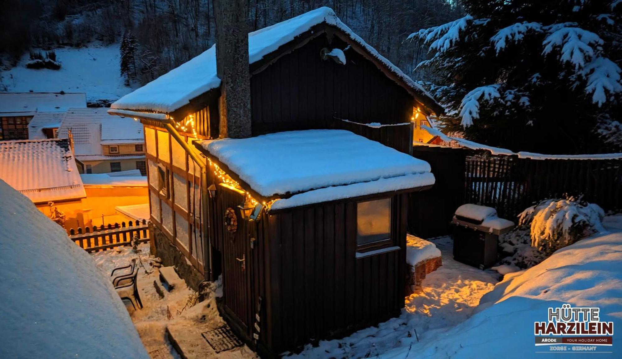 Arode Huette Harzilein - Romantic Tiny House On The Edge Of The Forest Zorge Eksteriør billede