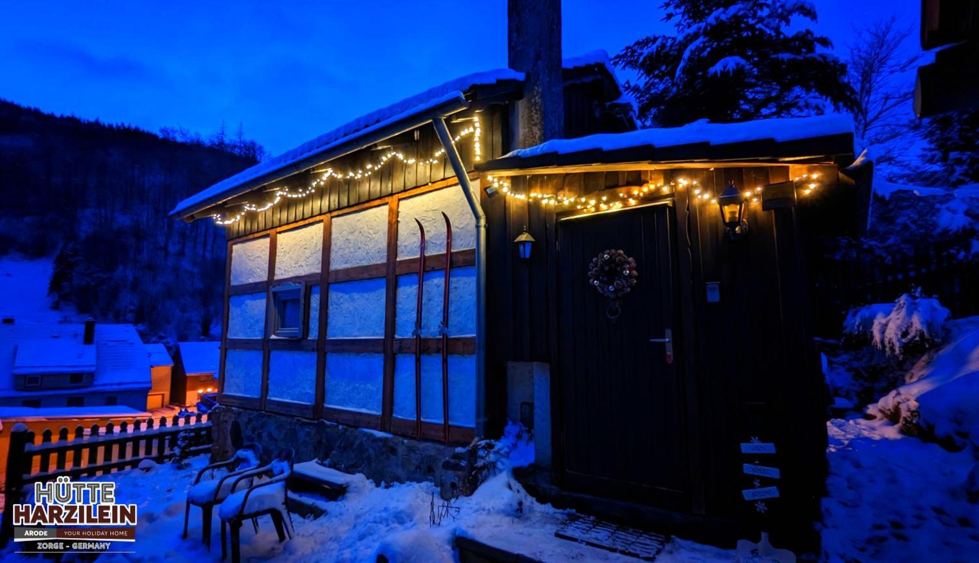 Arode Huette Harzilein - Romantic Tiny House On The Edge Of The Forest Zorge Eksteriør billede